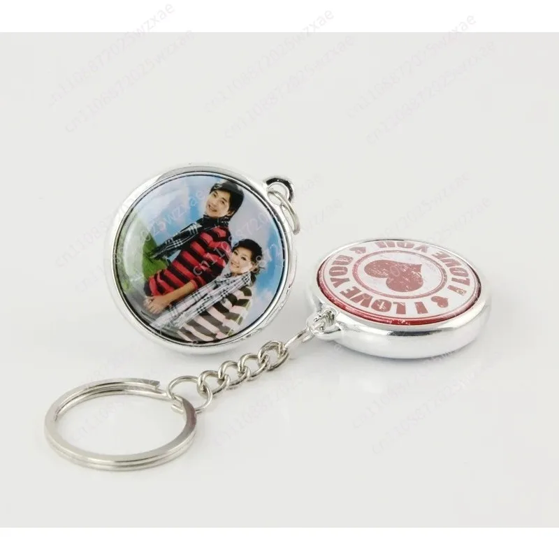 100 sets of 25MM/32MM/37MM badge keychain blank material, badge accessories double-sided