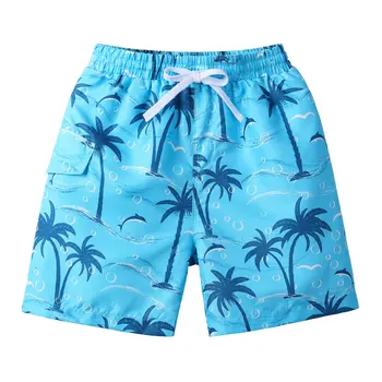 Baohulu crianças calções de banho bonito maiô troncos de natação secagem rápida verão banho meninos praia shorts prancha surf roupas masculinas calça