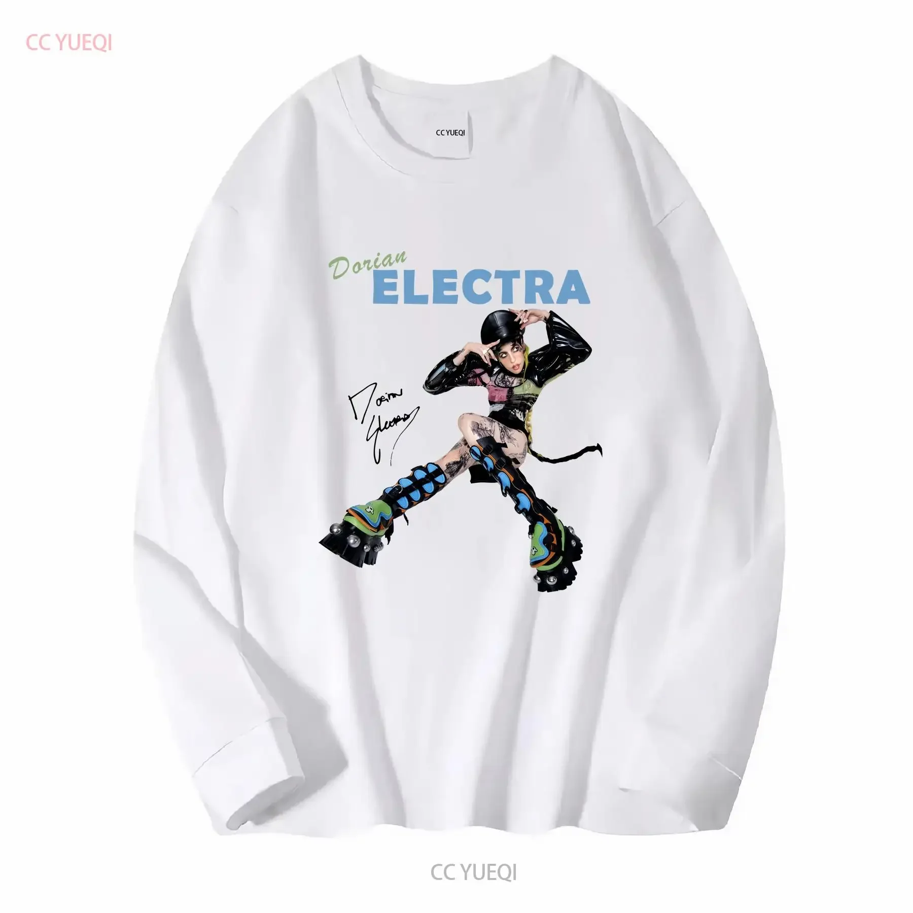 Dorian Electra Signature T Shirt For Full Size S 2345XL BO337 vintage Washed Comfortable designer clothes Top For Everyday Wear