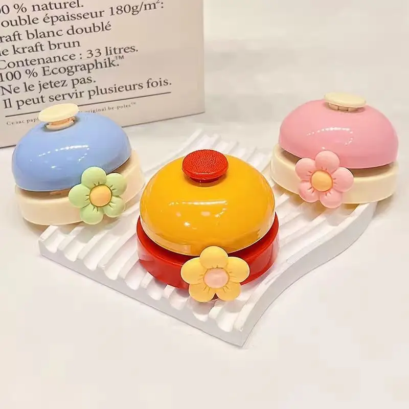 Cute Style Hand Call Pet Bell Cute Colorful Cartoon Restaurant Front Desk Service Live Stream Deal Bell