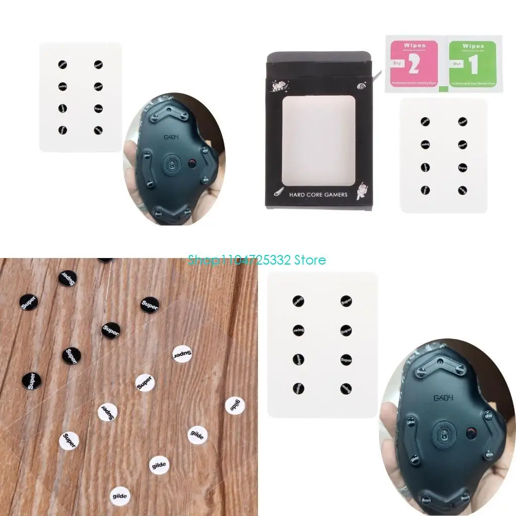 

P5EA 1 Set Mousepad DIY Universal Dot Glides Pads for Gaming Mouse Smooth Gildes