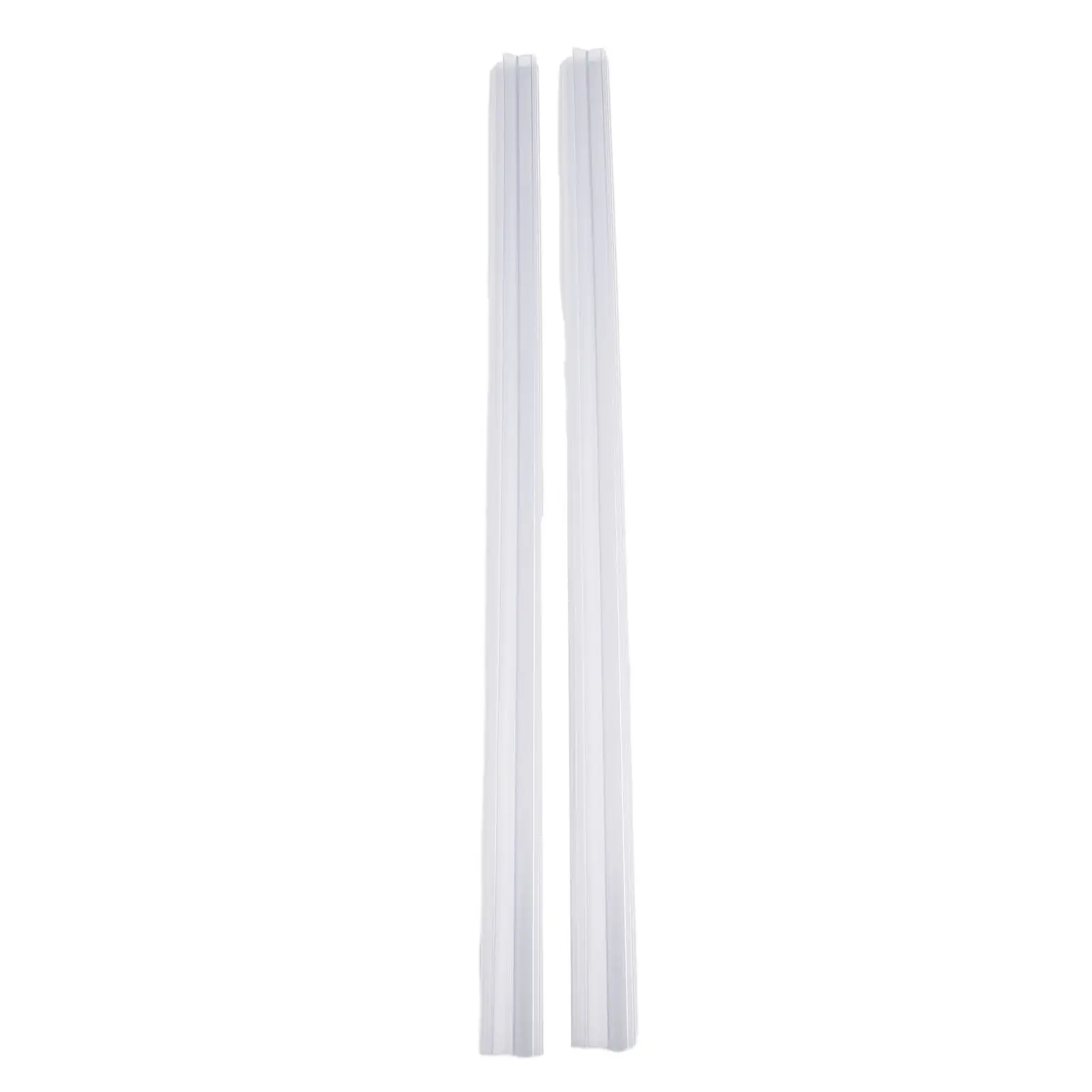 Water Deflector Strip for Flat Glass Shower Doors Bottom Installation 50cm Length Supports Consistent Wet Dry Zoning