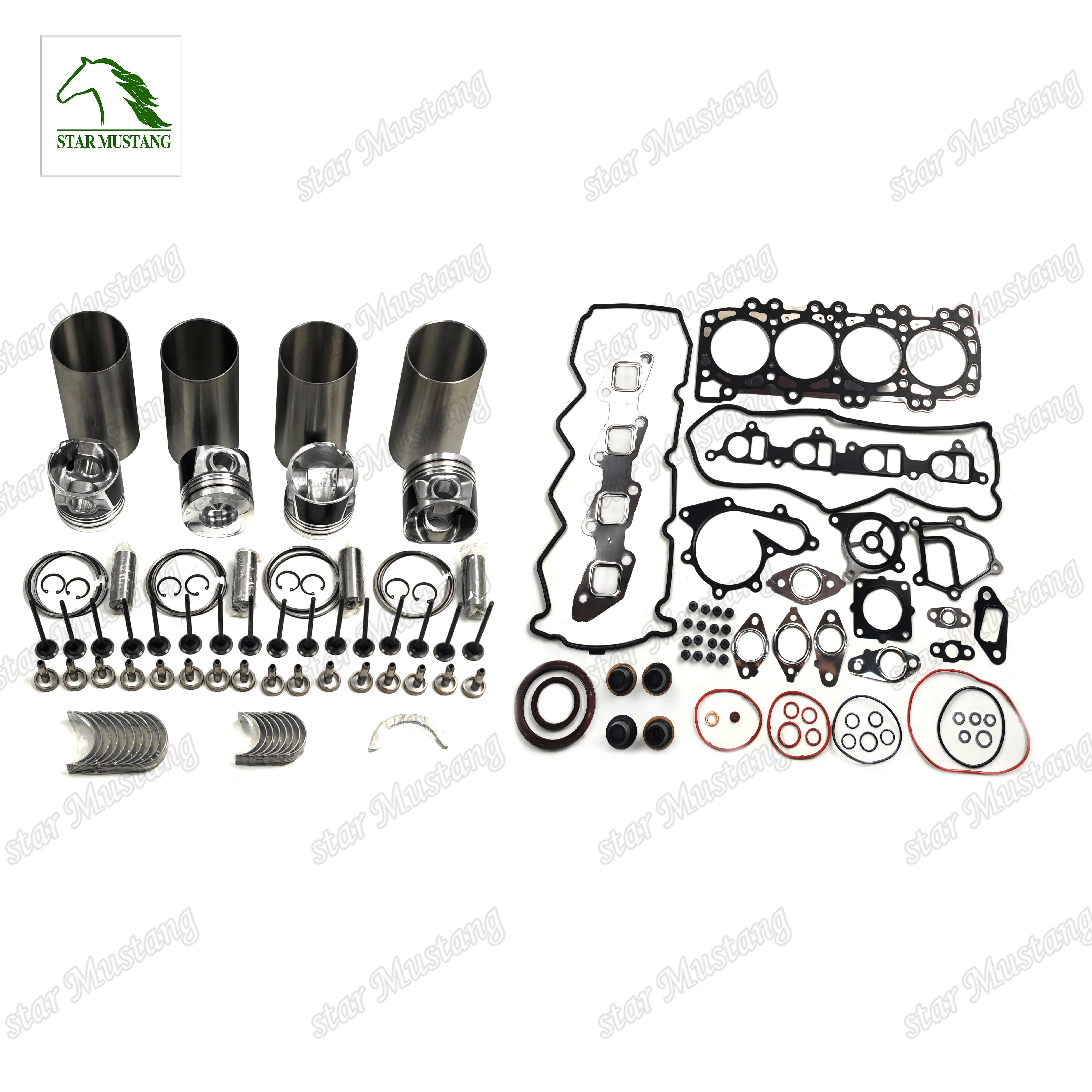 YD25 New Overhaul Repair Set for Truck  Engines Overhaul Rebuild Kits for Construction Farm Industries Plastic