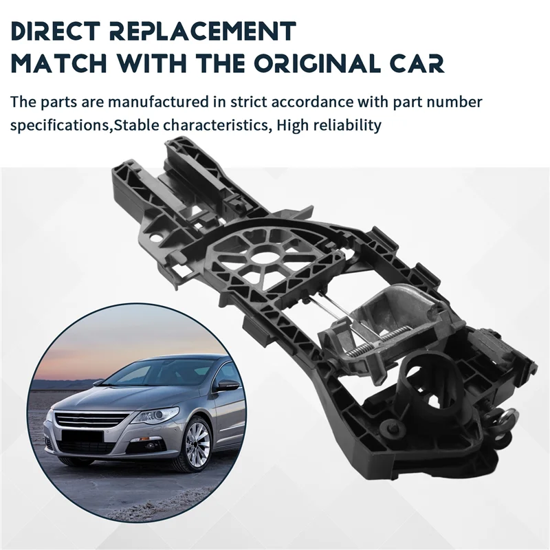 

A84E-кронштейн для внешней ручки двери 3C0837886H для Passat 2006-2010 правая сторона автомобильного аксессуара, запасная часть
