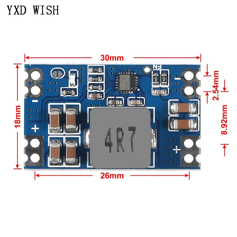 5pcs 5A DC-DC Mini560 Step-Down Stabilized Voltage Supply Module Output 3.3V 5V 9V 12V DC DC Buck Converter Regulator Mini 560
