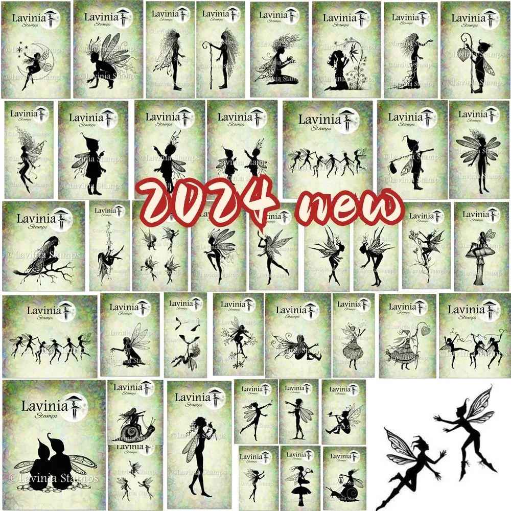 scrapbooking   Fairy Couple  Nia Stamp Clear Silicone Seal for DIY Making photo album Decorative New