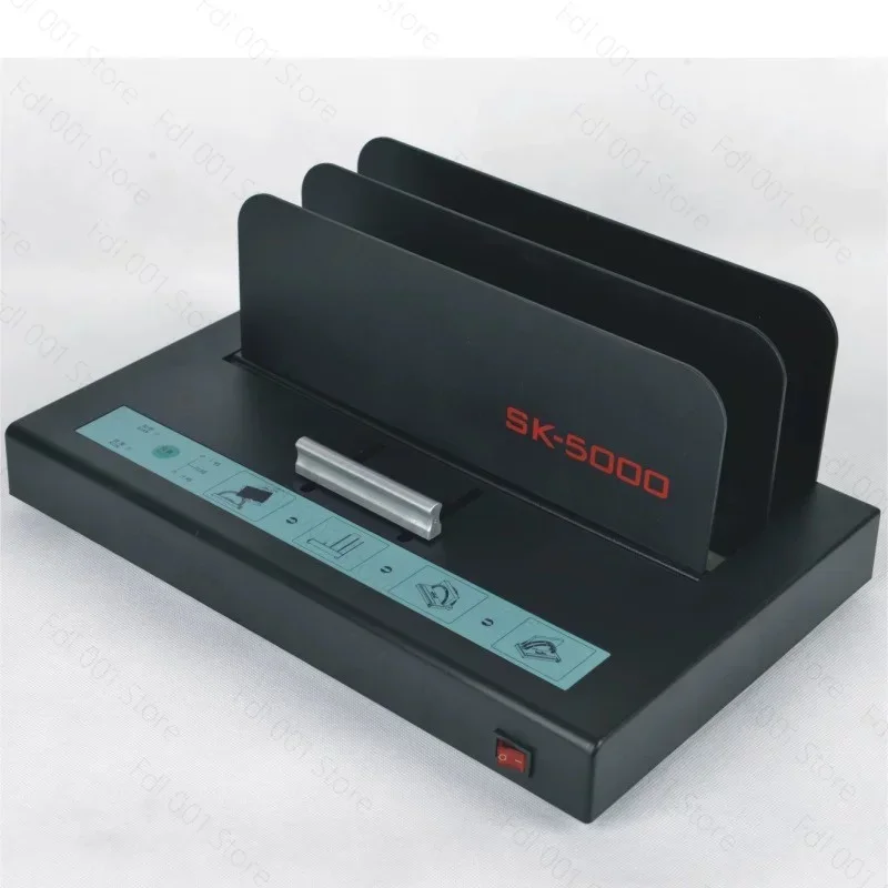 Hot Melt Binding Machine Small Hose Rubber Strip Automatic Office Certificate Manual Student General Machine
