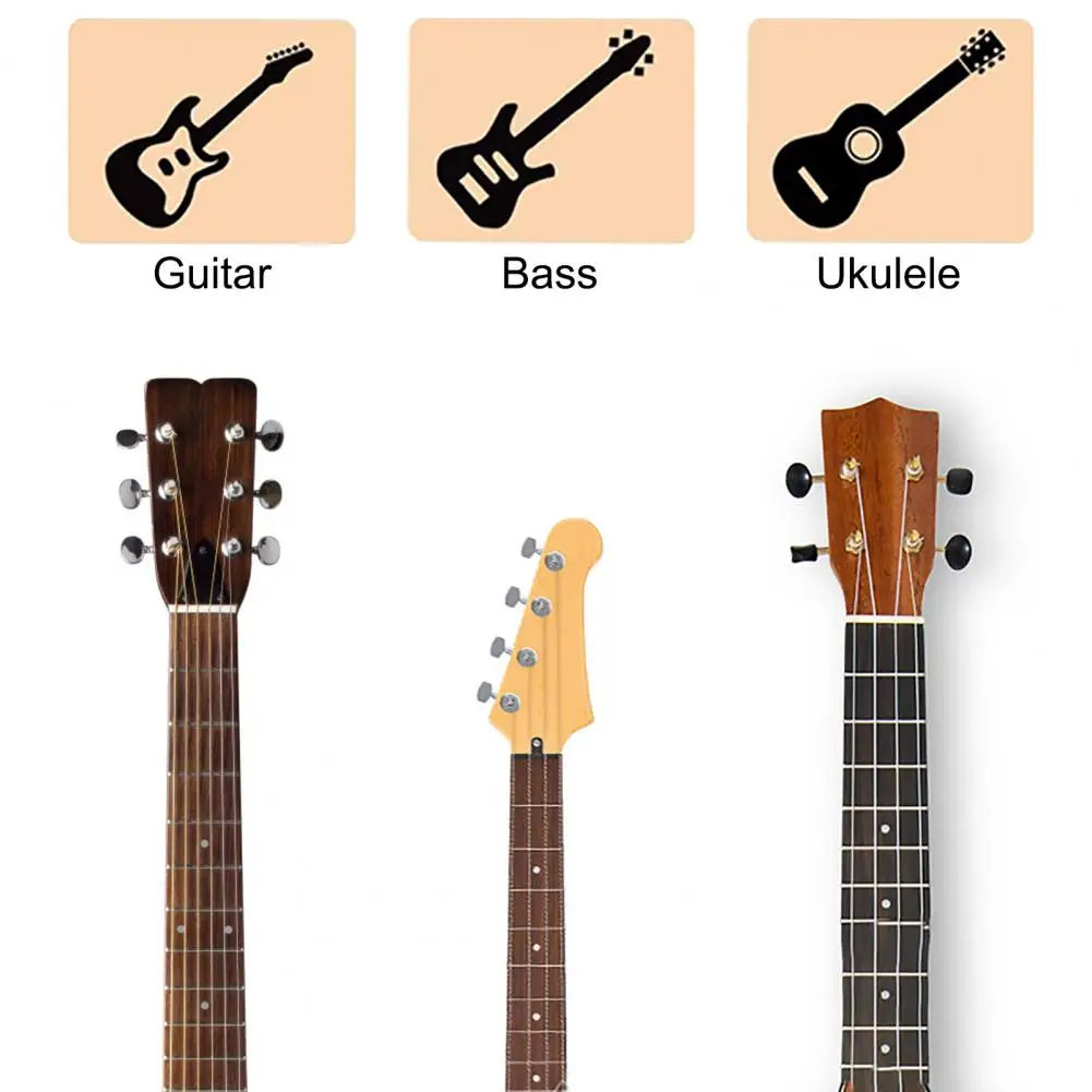 

Guitar Hanger Metal Hook Guitar Wall Mount with Wooden Base Securely Hang Acoustic Electric Guitars Bass Ukuleles