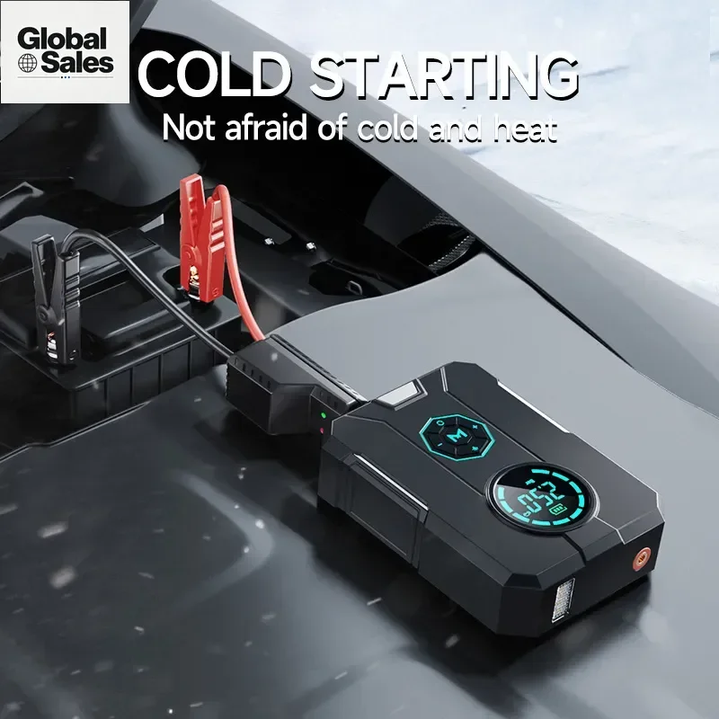 Car Emergency Start Power Supply and Air Pump All-in-One Machine for 12V Vehicles