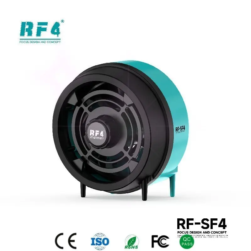 

RF4 SF4 Directional Smoke Extraction Fan 8° Forward Tilt USB Powered Clearer Portable for Soldering & Electronics Welding Repair
