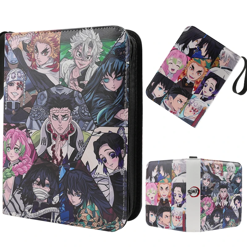 أنيمي الكرتون شيطان القاتل بو الجلود سستة فضفاضة ورقة تسعة شبكة سعة كبيرة مجموعة بطاقات فاخرة جمع