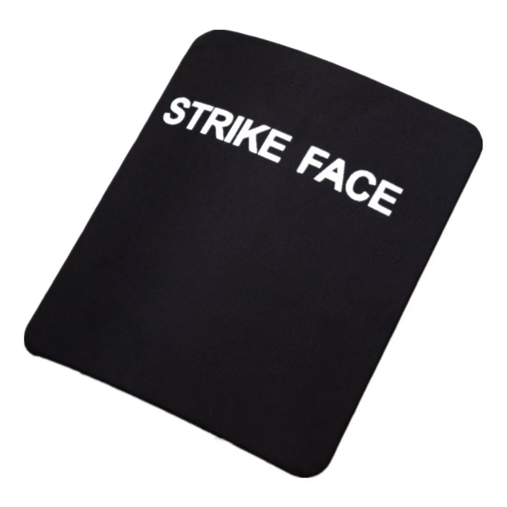 Tactical Vest Steel Plate Insert Black Cut Corner Alloy Steel Training Weight Plate For Tactical Carrier Hunting Vest