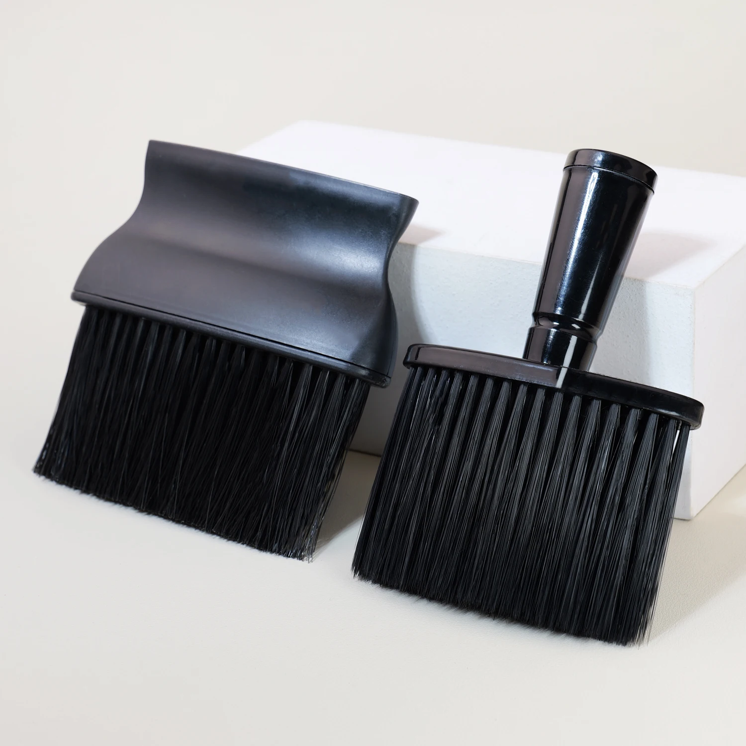 

2 hair cleaning brushes,neck dust removal brushes,soft hair cutting brushes,salon hair cutting tools,Special for real hair wigs