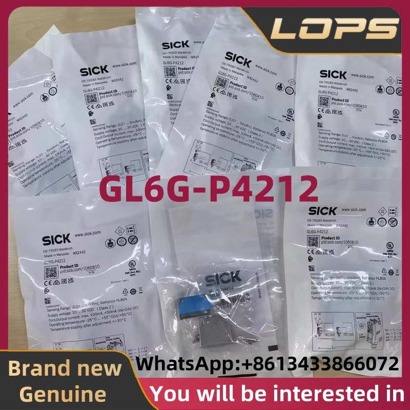

GL6G-P4212 Совершенно новый оригинальный фотоэлектрический датчик SICK, большой запас на складе, добро пожаловать за консультацией.