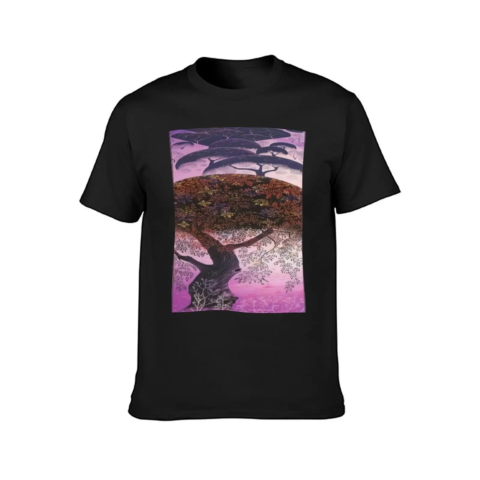 Eyvind Earle T-Shirt summer tops Short sleeve tee Blouse clothes for men