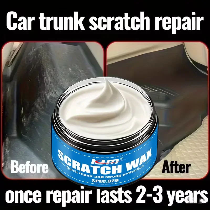 KJM 32g Car Scratch Repair Wax Instant Touch-Up Long-Lasting Paint Protection Minor Scratches Easy Application