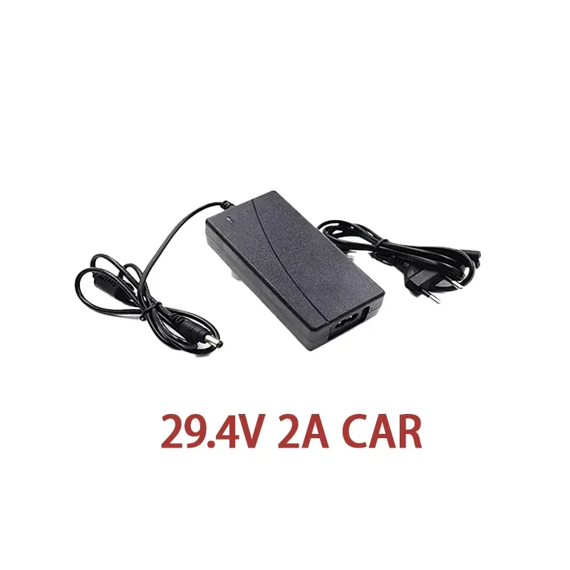 18650 7S2P 10800mAh lithium-ion battery, 29.4V, 10.8Ah, BMS with charger, multiple plugs optional