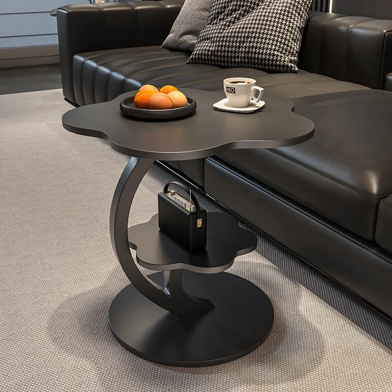 

Дизайнерский приставной столик с цветочным узором, минималистичный, для небольших помещений, акцентный столик для гостиной, спальни, прикроватная тумбочка и место для хранения