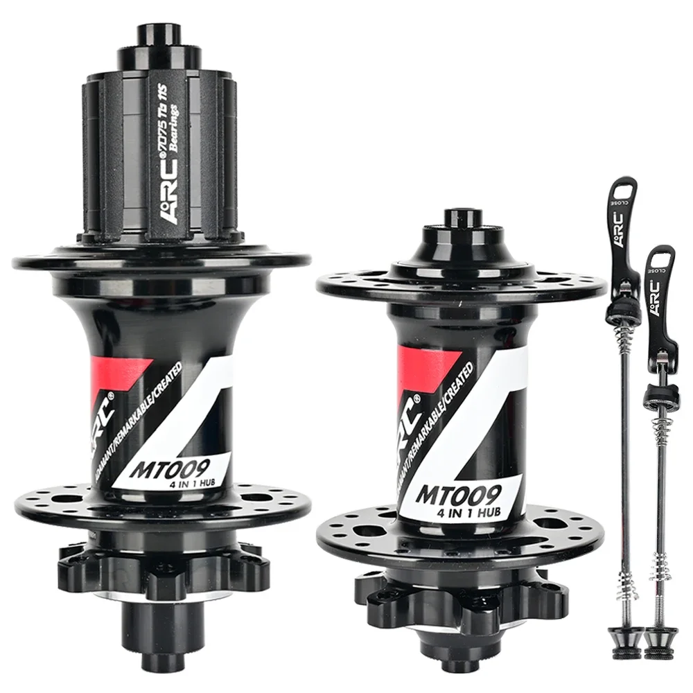 ARC 009 Fahrradnabe Mountainbike MTB-Naben 6 Sperrklinken 114T lauter Ton 4 NBK abgedichtete Lager 28 32 36 Löcher Scheibenbremse QR Steckachse – Detail 8