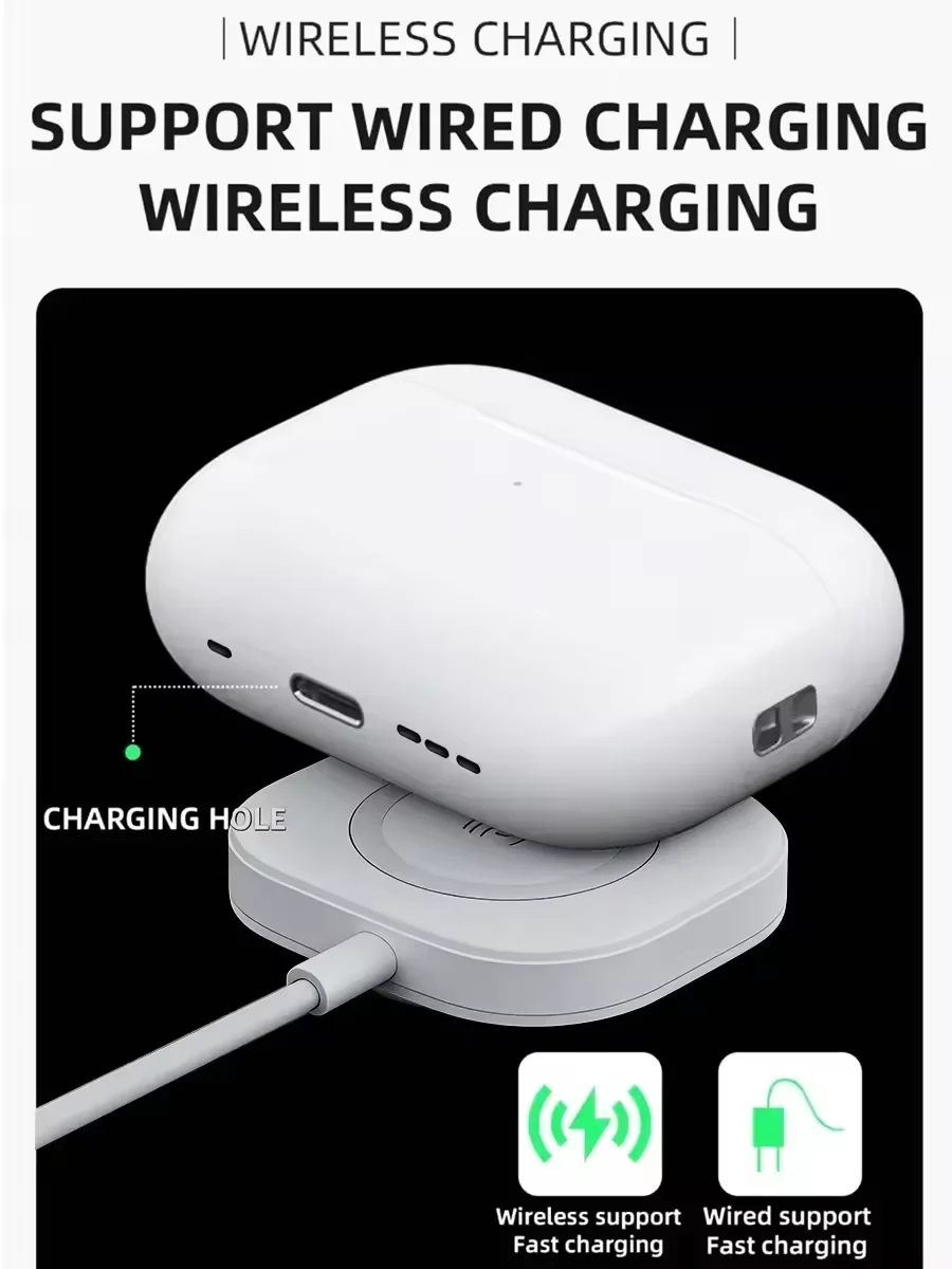 For Airpods 3 4 Pro Pro 2 3  Clear Soft  Earphone Case  Funda Airpods Pro 2 Airpods 4 3 Bluetooth Earphone Cover With ANC image 6