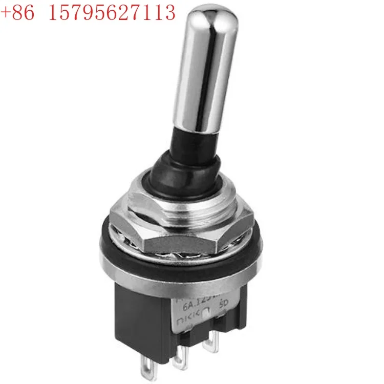 

3 position IP68 waterproof M-2018W/B Miniature momentary Toggle Switch M2018WBW01