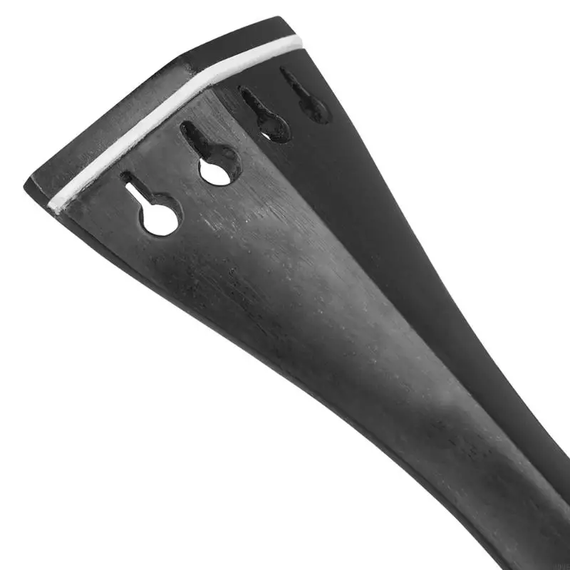 Violin Tailpiece Ebony Construction with Convenient Tail Cord Violin Accessory Enhancing Sound Suitable for All Player JOME