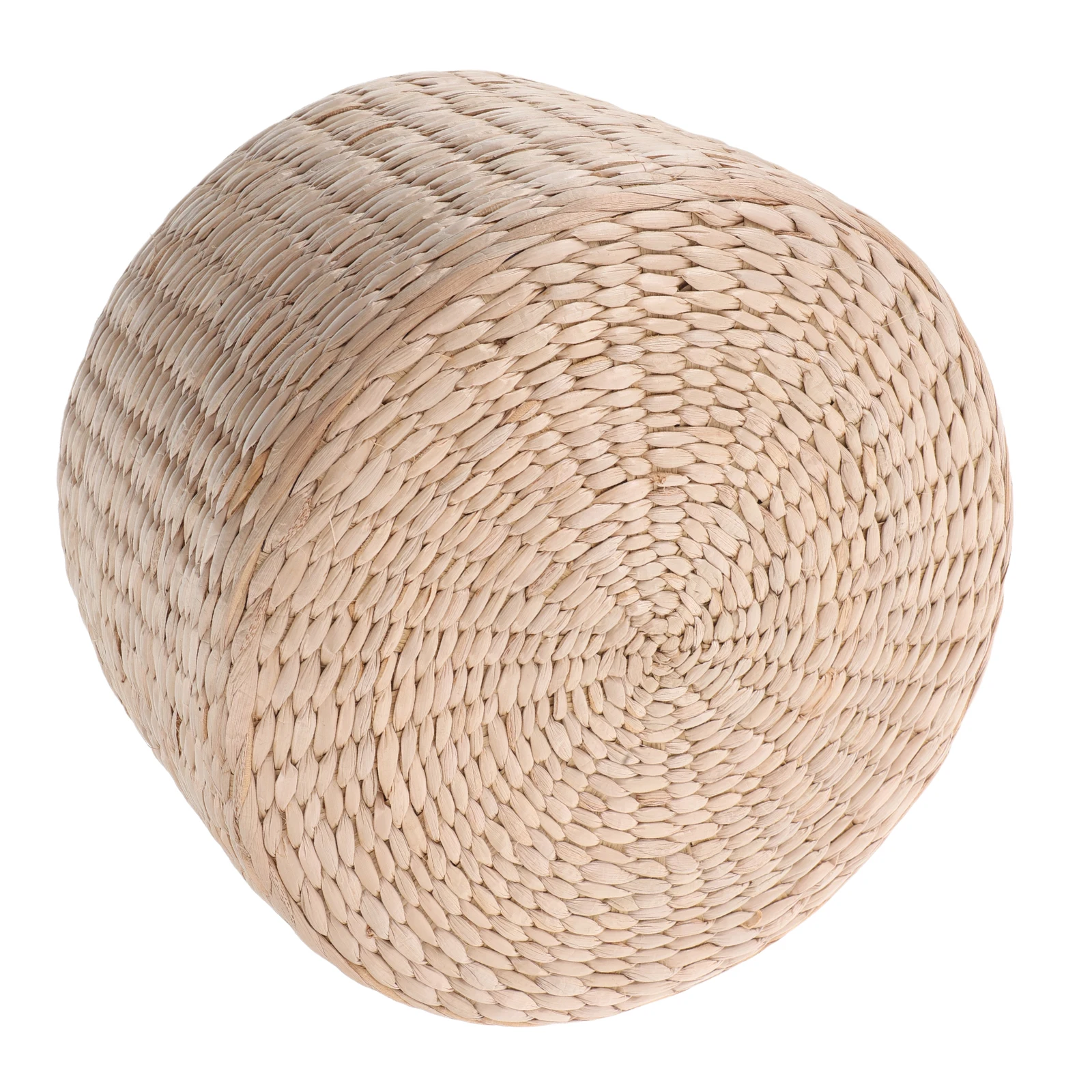 

Natural Straw Woven Floor Stool for Japanese Vintage Design Sitting Mat Lightweight Decorative Stool for Home Use