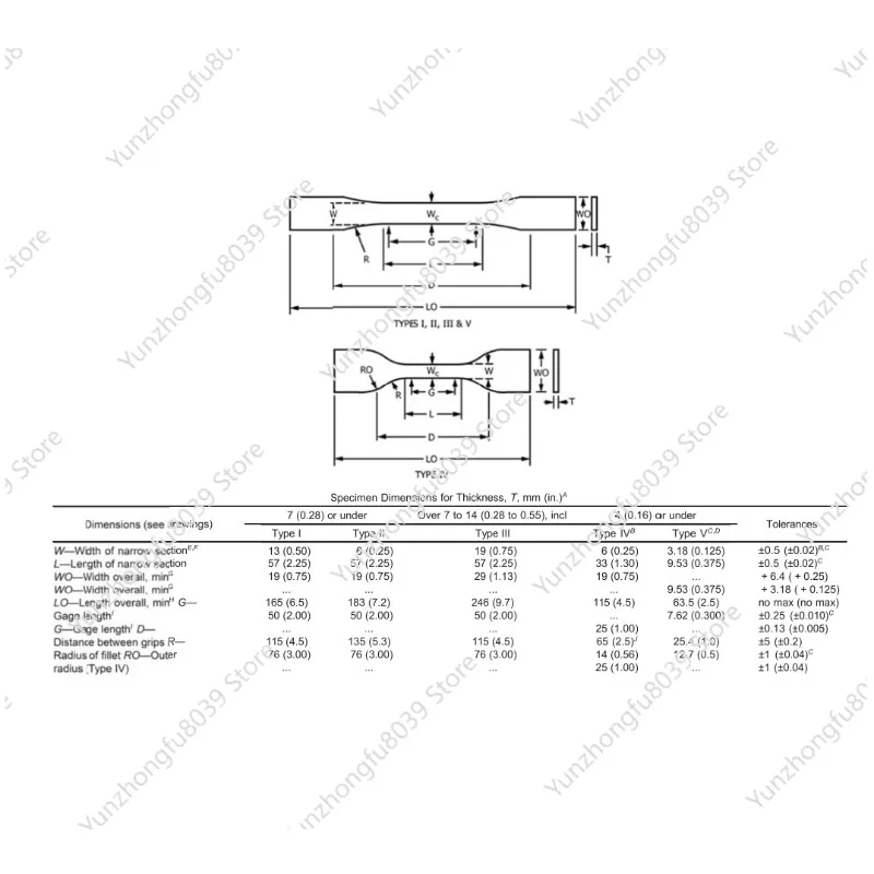 

ASTM638 Knife with Plastic Drawing Dumbbell Standard ASTM D638 Cutter Sampling Knife Dumbbell Die