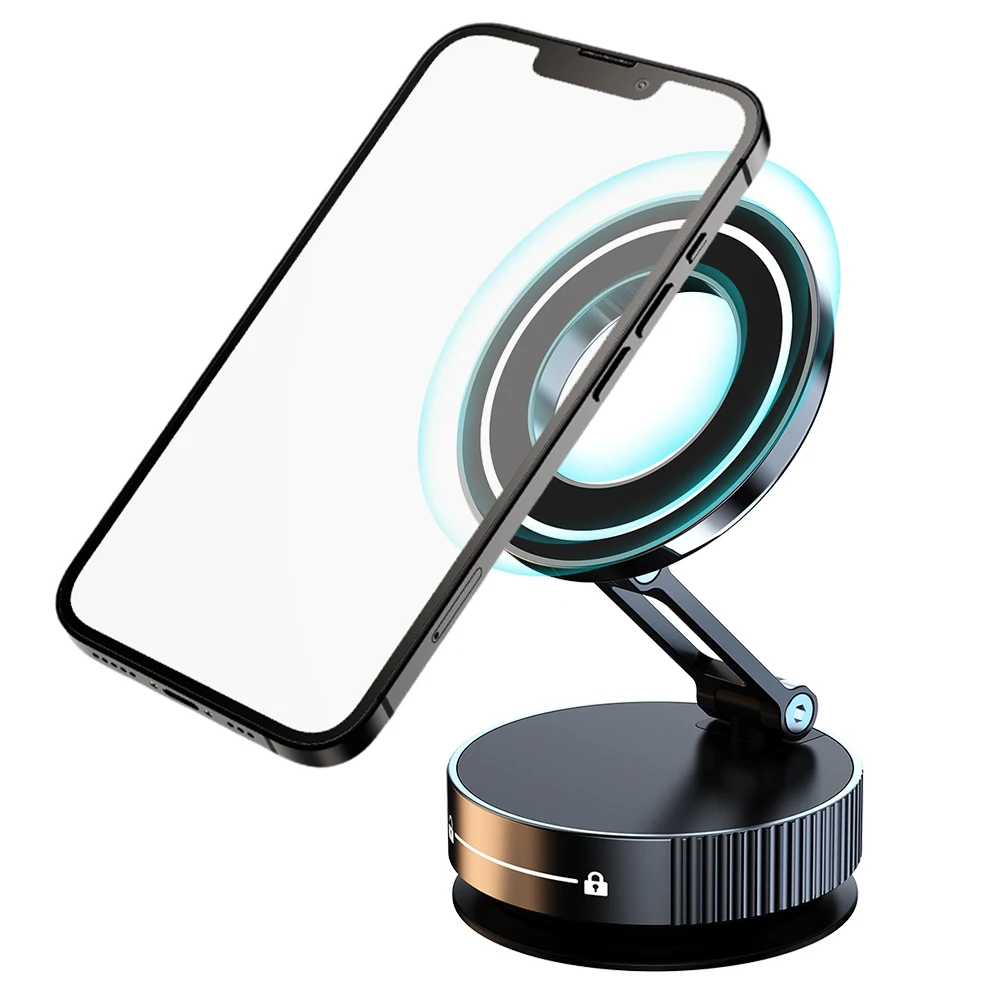 

Magnetic Vacuum Car Mount Phone Holder Vacuum Adsorption Car Phone Mount Vacuum Suction Cup Car Phone Stand for Magsafe
