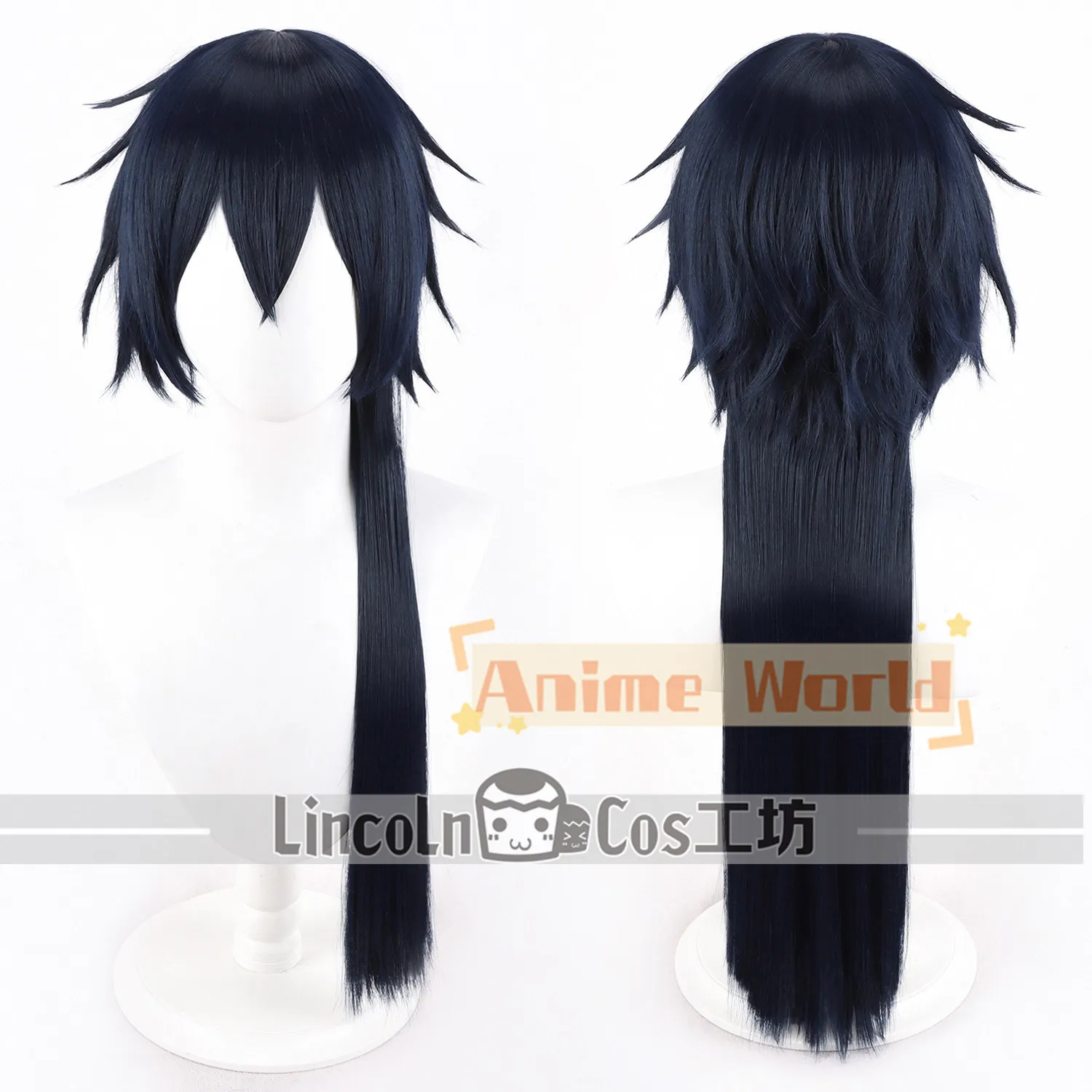 Anime Vanitas Cosplay Wig Halloween Carnival Party Props Synthetic Hair Heat Resistant Fiber + Wig Cap
