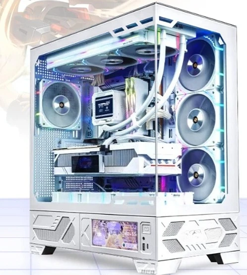 Desktop computer host full set of RTX4070 high-end gaming computer, desktop computer, home stock trading office e-sports