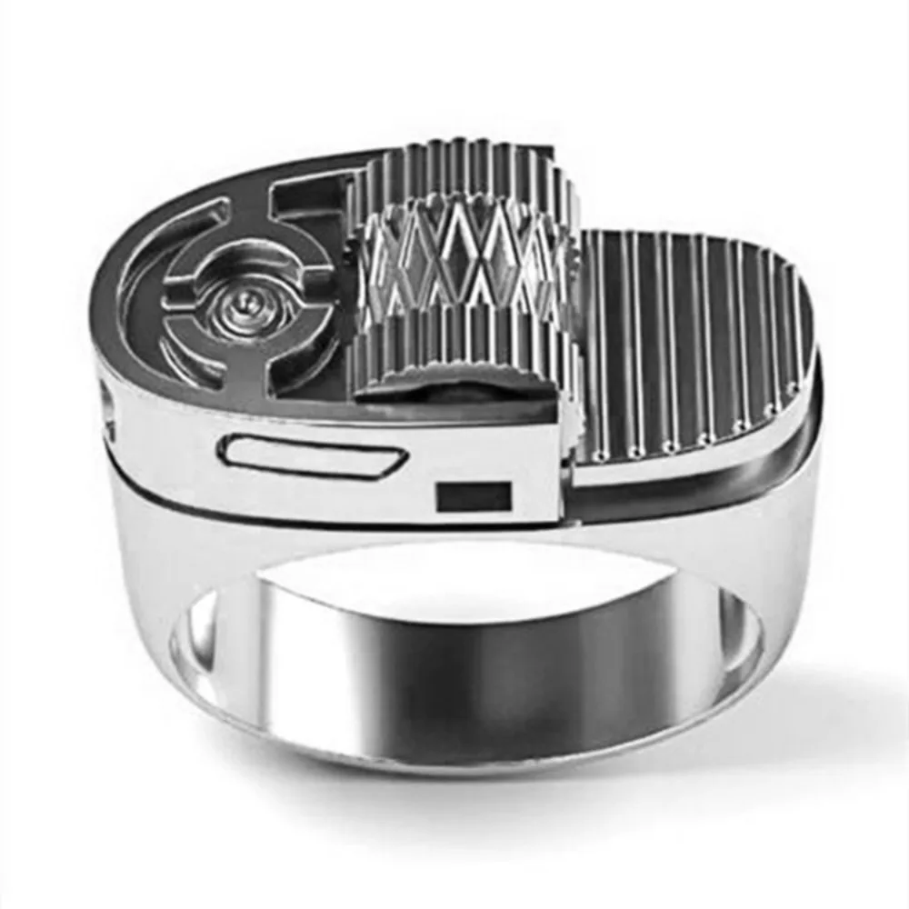 Cross-border accessories new hot-selling ring jewelry European and American style lighter ring spot
