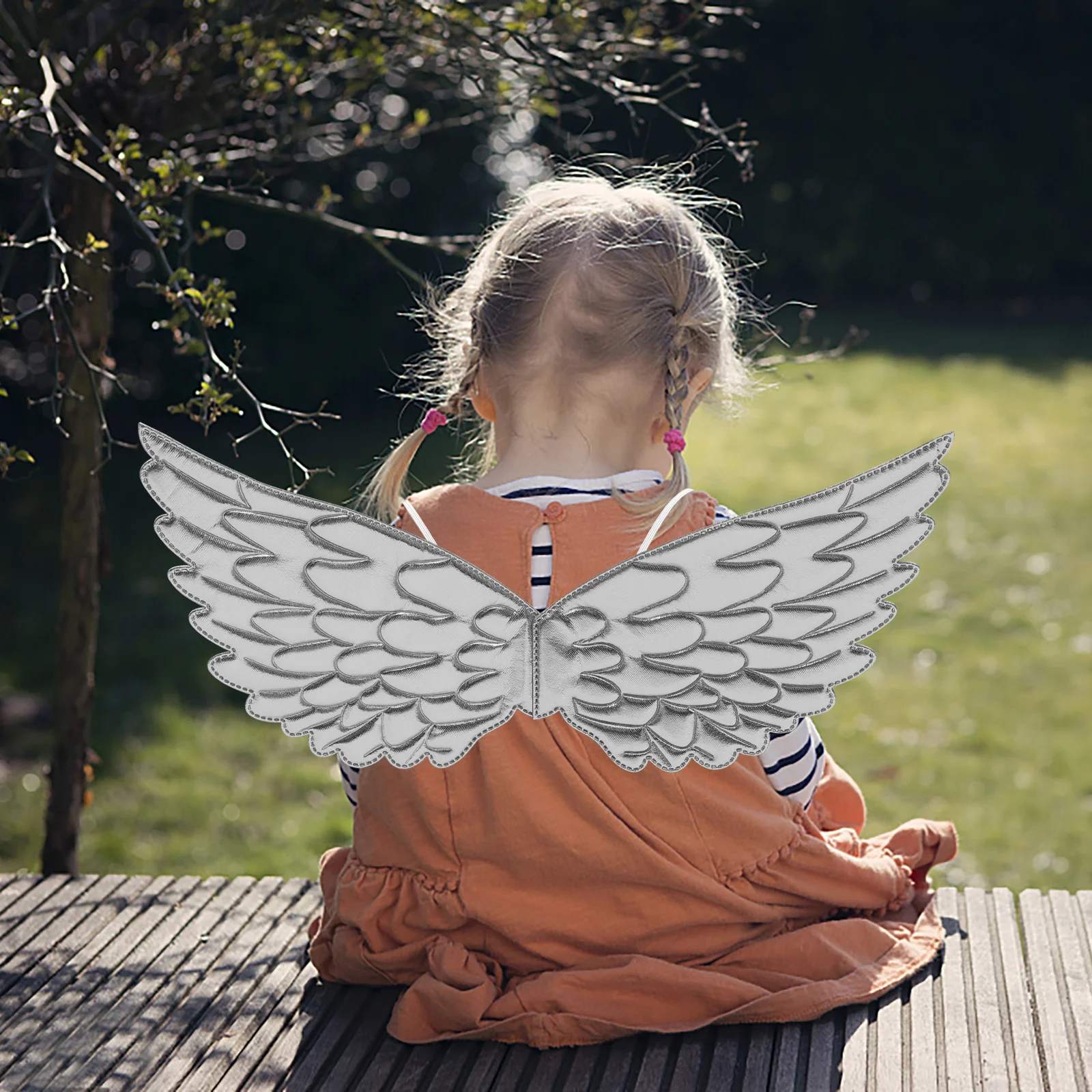 5 個のユニコーンの羽天使の羽小道具カラフルな特徴的な衣装用品コスプレパーティーパフォーマンスアクセサリー女の子用