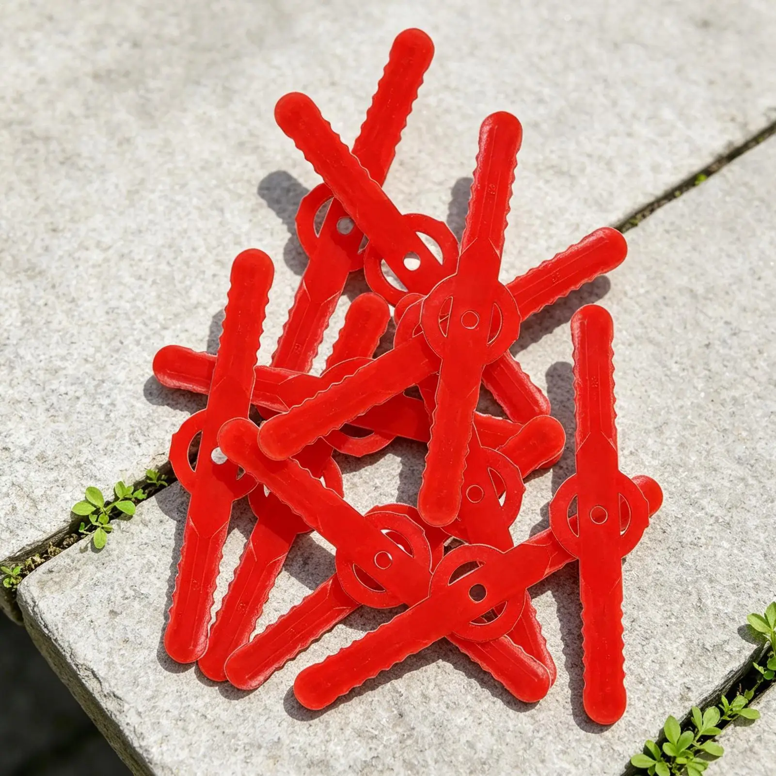 String Trimmer Head Cutter 100 Pieces Straight-line Replacements Straw Cutting Machine Accessories For Garden Yard Porch Outside