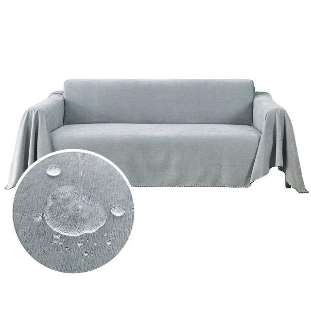 Waterdichte bankhanddoek effen kleur hoge kwaliteit bankhoes multifunctionele stofdichte duurzame bankhanddoek voor woonkamer decor