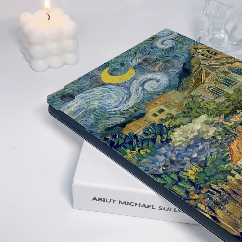 حافظة فان جوخ لجهاز ابل ايباد 9.7 بوصة 10.2 بوصة 10.5 بوصة 11 بوصة ايباد اير 6 5 4 ايباد ميني 7/6/5 ايباد برو 12.9 2022 2021 2024