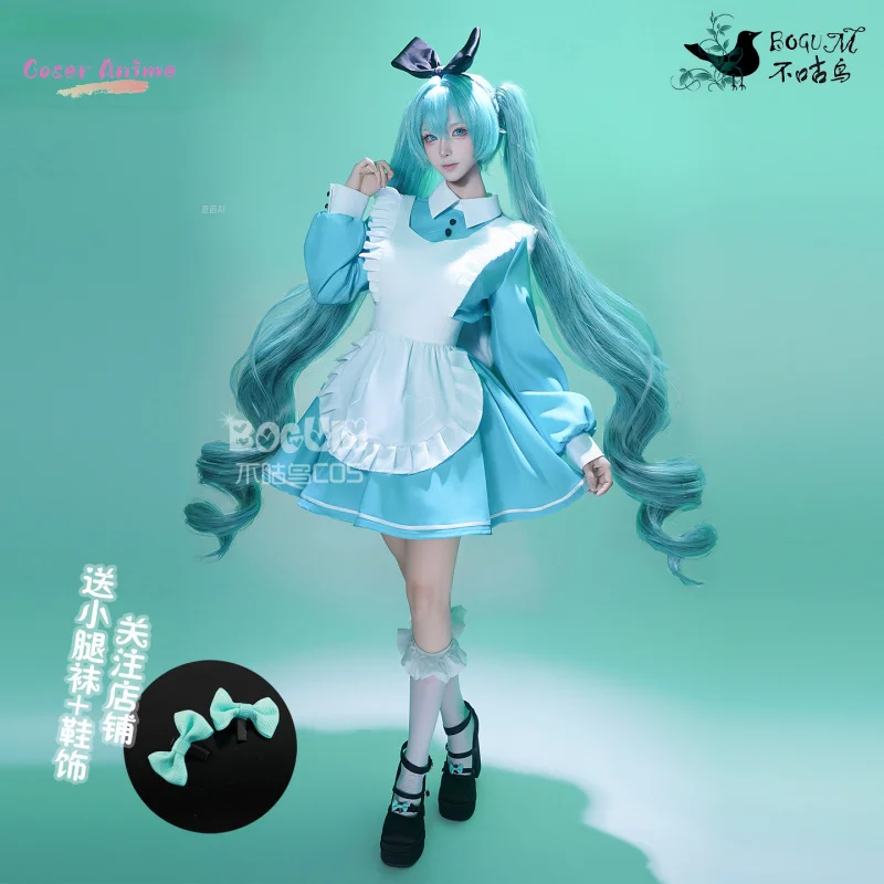

Miku Fairy Tale Maid Cosplay Costume Uniform Halloween Carnival Party Christmas Play Role Clothes Clothing