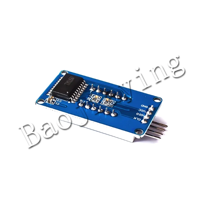 5 قطعة/الوحدة 4 بت وحدة عرض أنبوبية رقمية سطوع LED قابل للتعديل مع ساعة الساعة