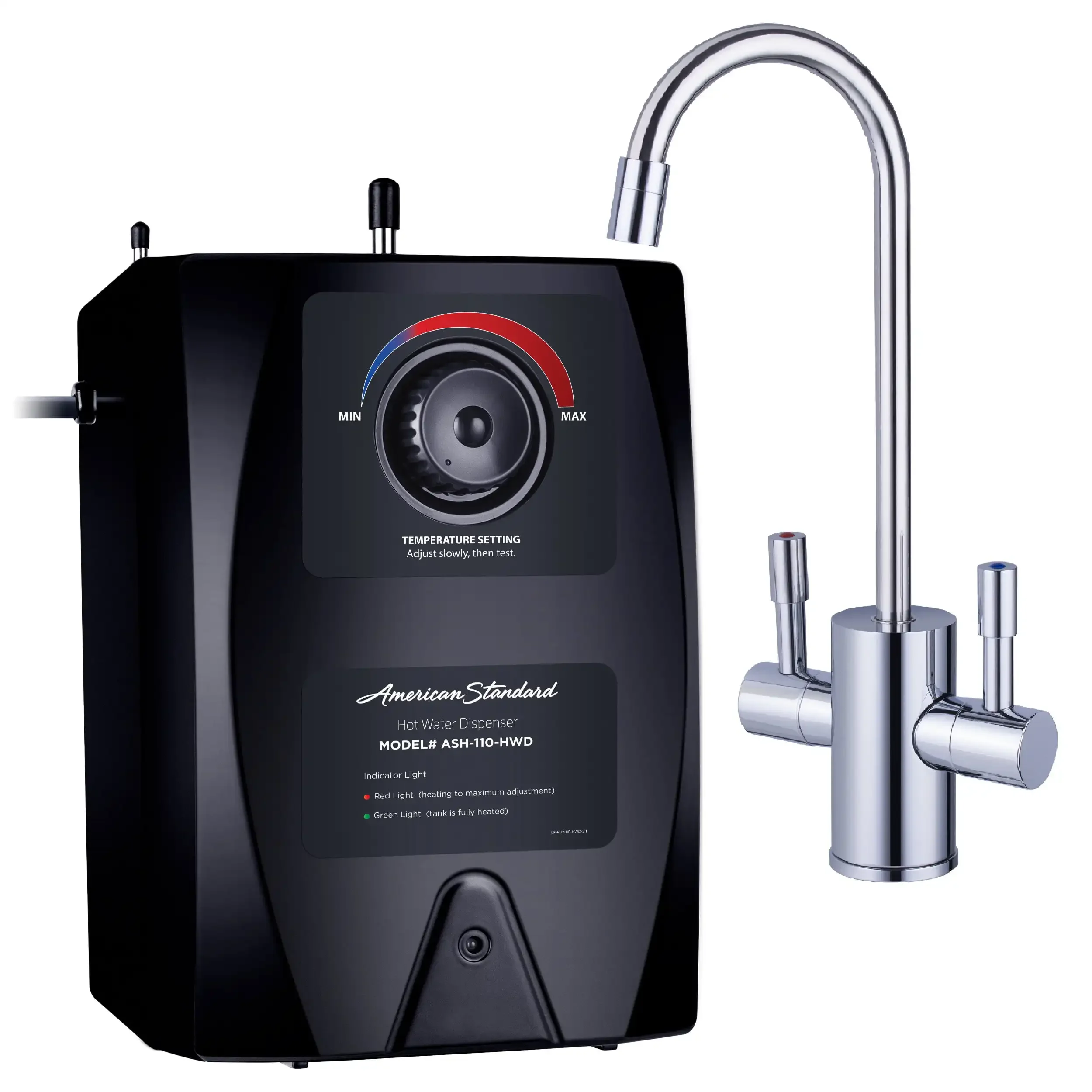 American Standard Kitchen Hot Water Dispenser with Chrome Dual Handle Faucet, 780 Watts