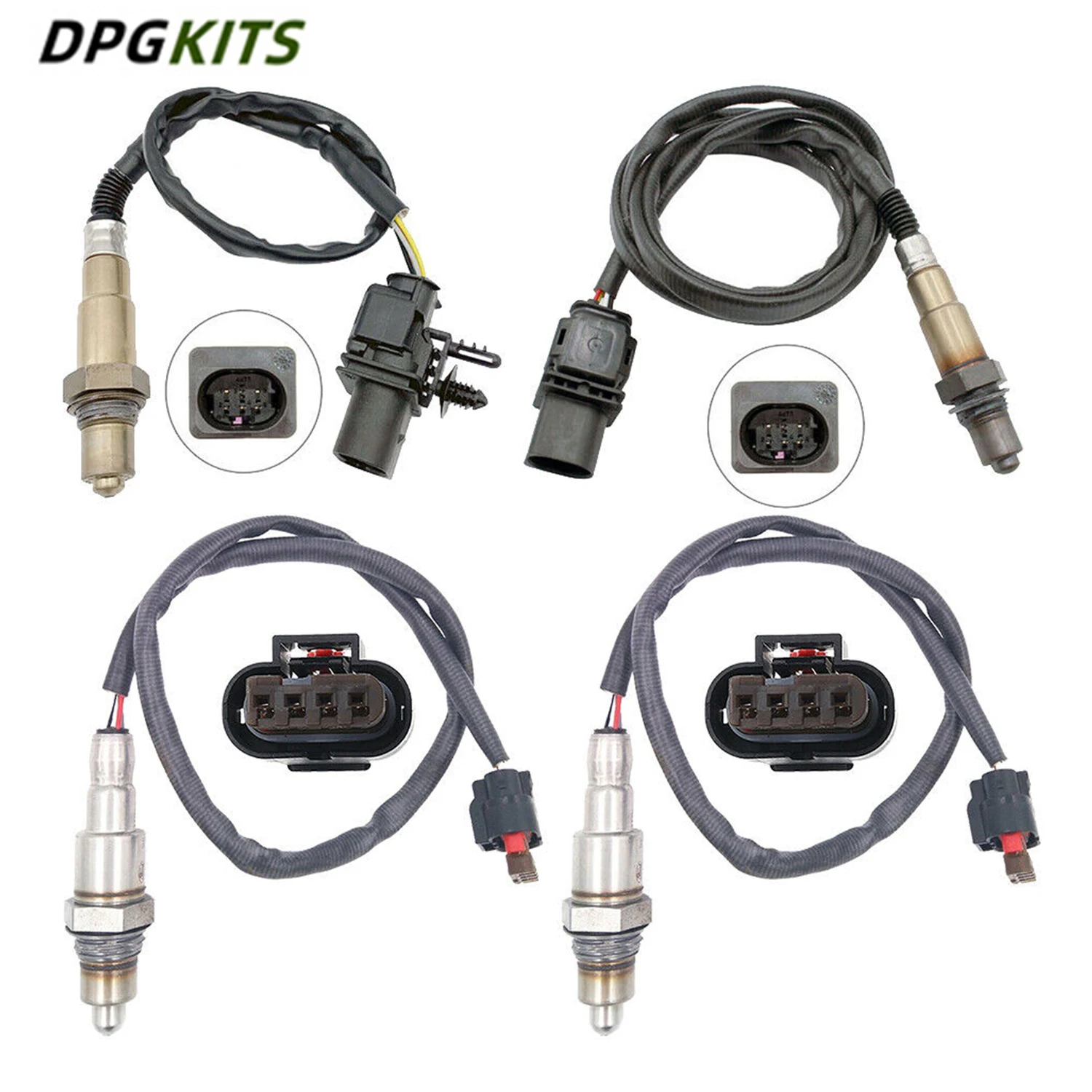 4pcs DS7A-9G444-CB Oxygen Sensor Turbo Upper+Lower  For 2015-2016 Ford F-150 V6 3.5L