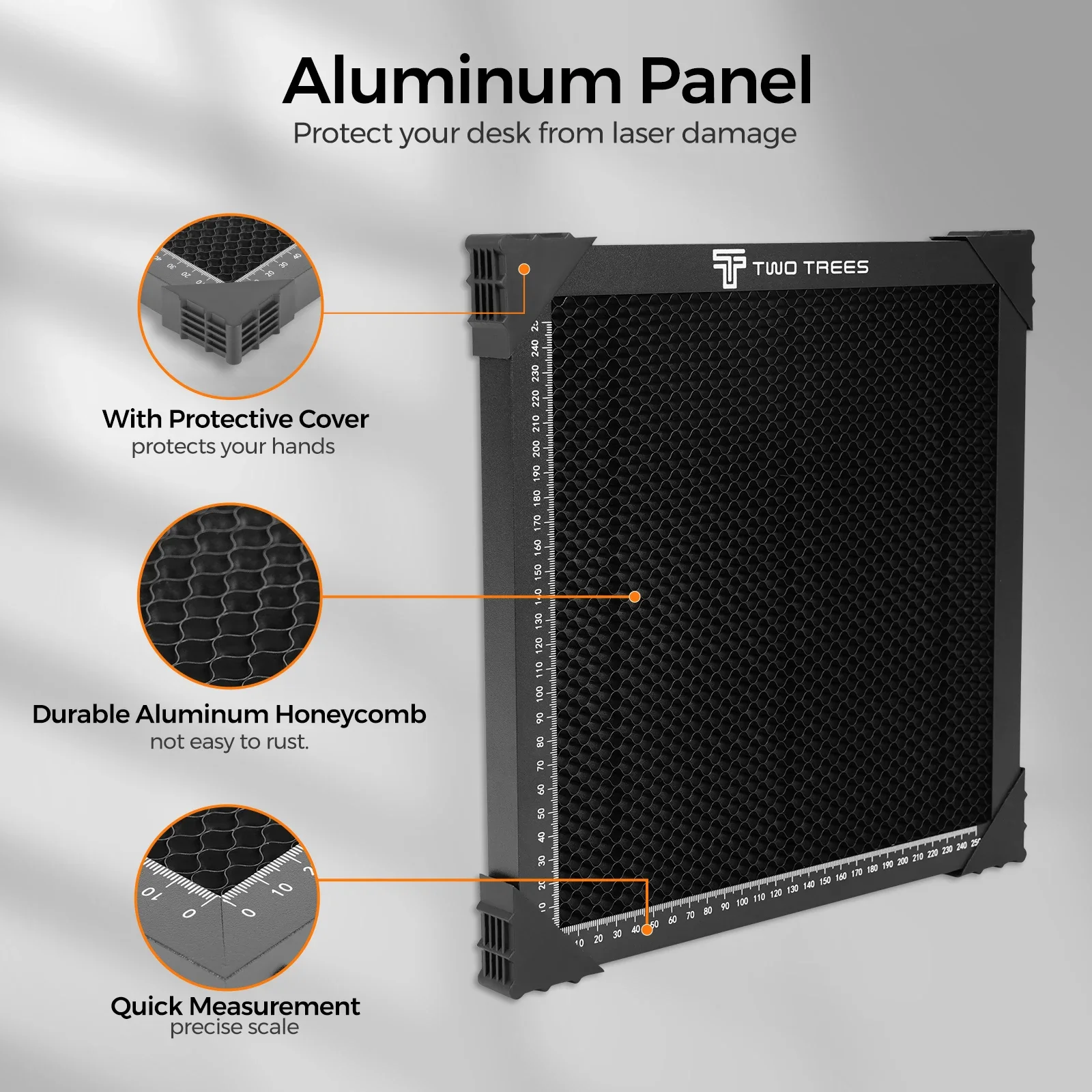 

TWOTREES Laser Honeycomb Working Table Size 300*300mm 400x400mm For Laser engraving machine TS2 Co2 DIY Laser Equipment Part