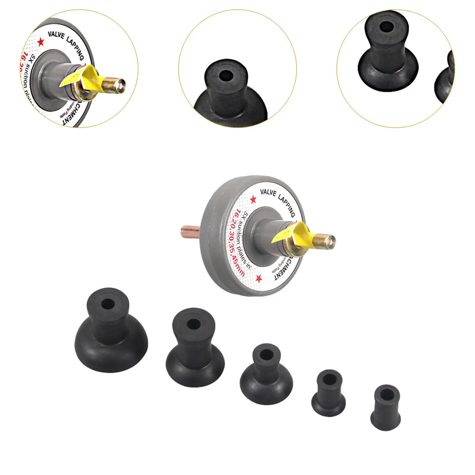 Electric Valve Lapping Tool Set Small Engine Sturdy Practical Grinding Tool Auto Maintenance for Truck Auto Accessories