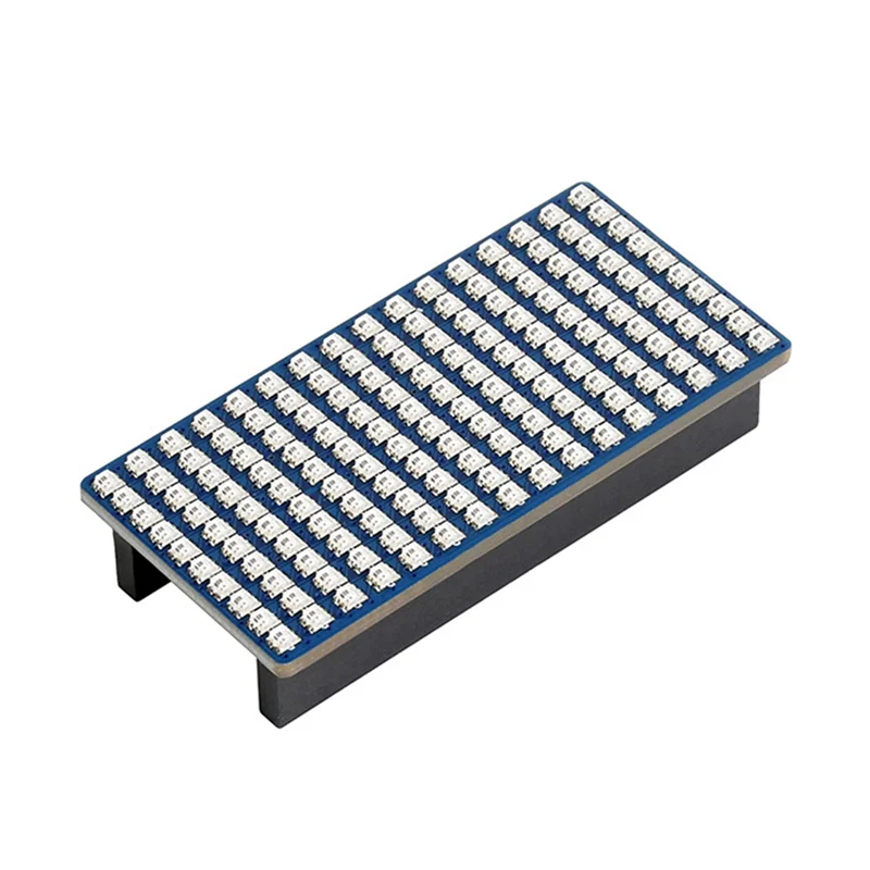 Waveshare RGB Full-Color LED Matrix Module for Raspberry Pi Pico, 16X10 Grid,with Embedded Controller IC and LED Chip
