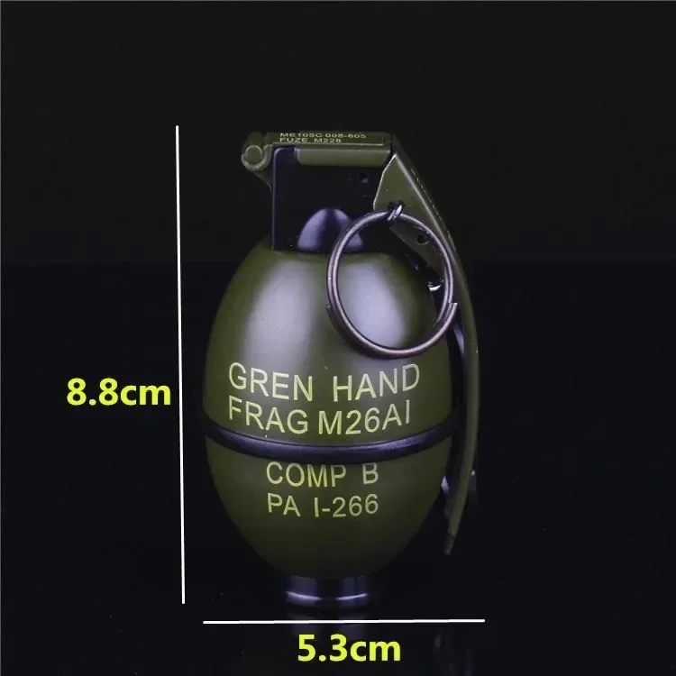 No. 805 Machine Paint Grenade Windproof Gas Lighter Gift Pendant Source Factory Excellent Direct Sales Wholesale