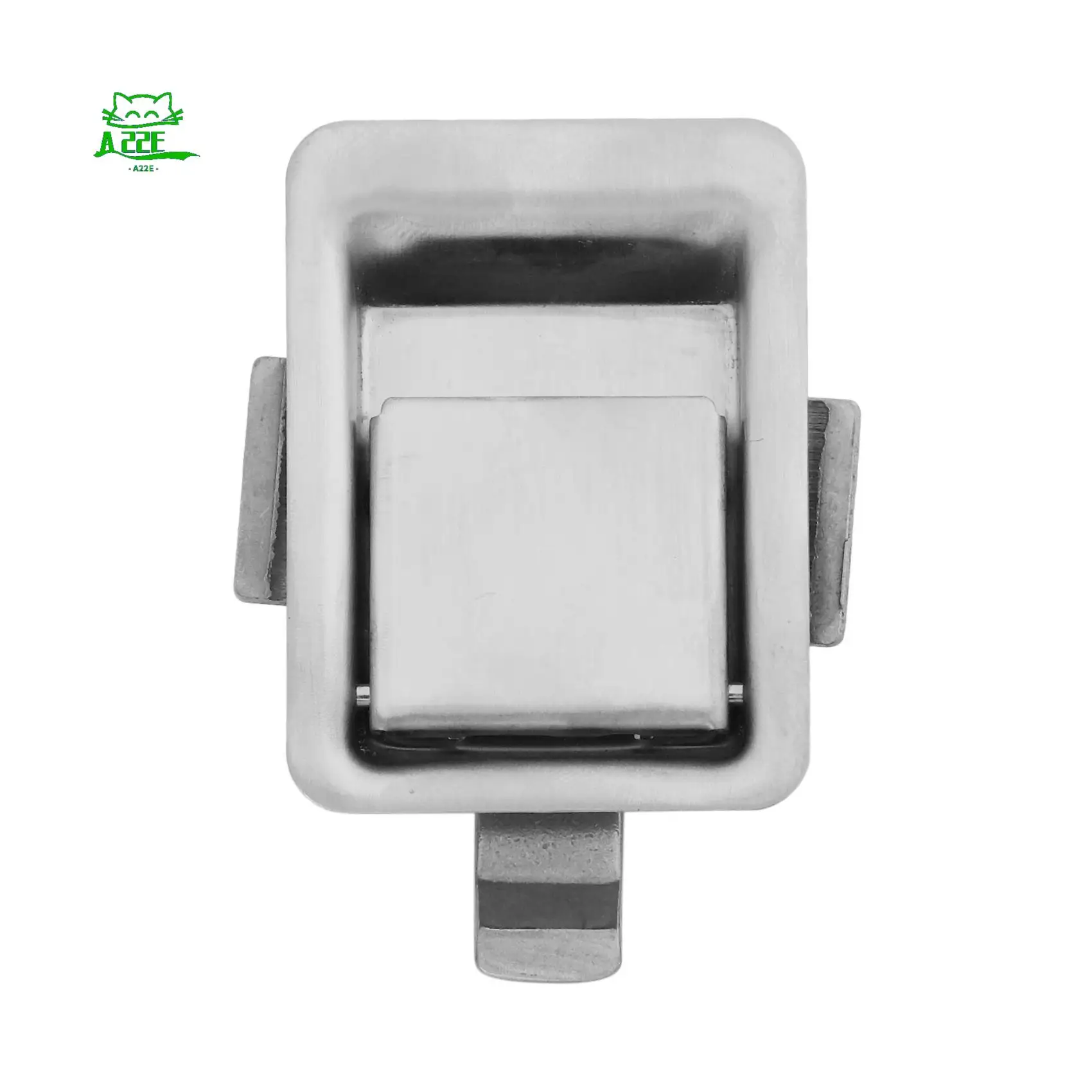 

A22E-Stainless Steel Recessed Mounted Latch Mini Flush Mount Paddle Handle Lock For RV/Camper/Trailer/Cabinet/Tool Box Etc