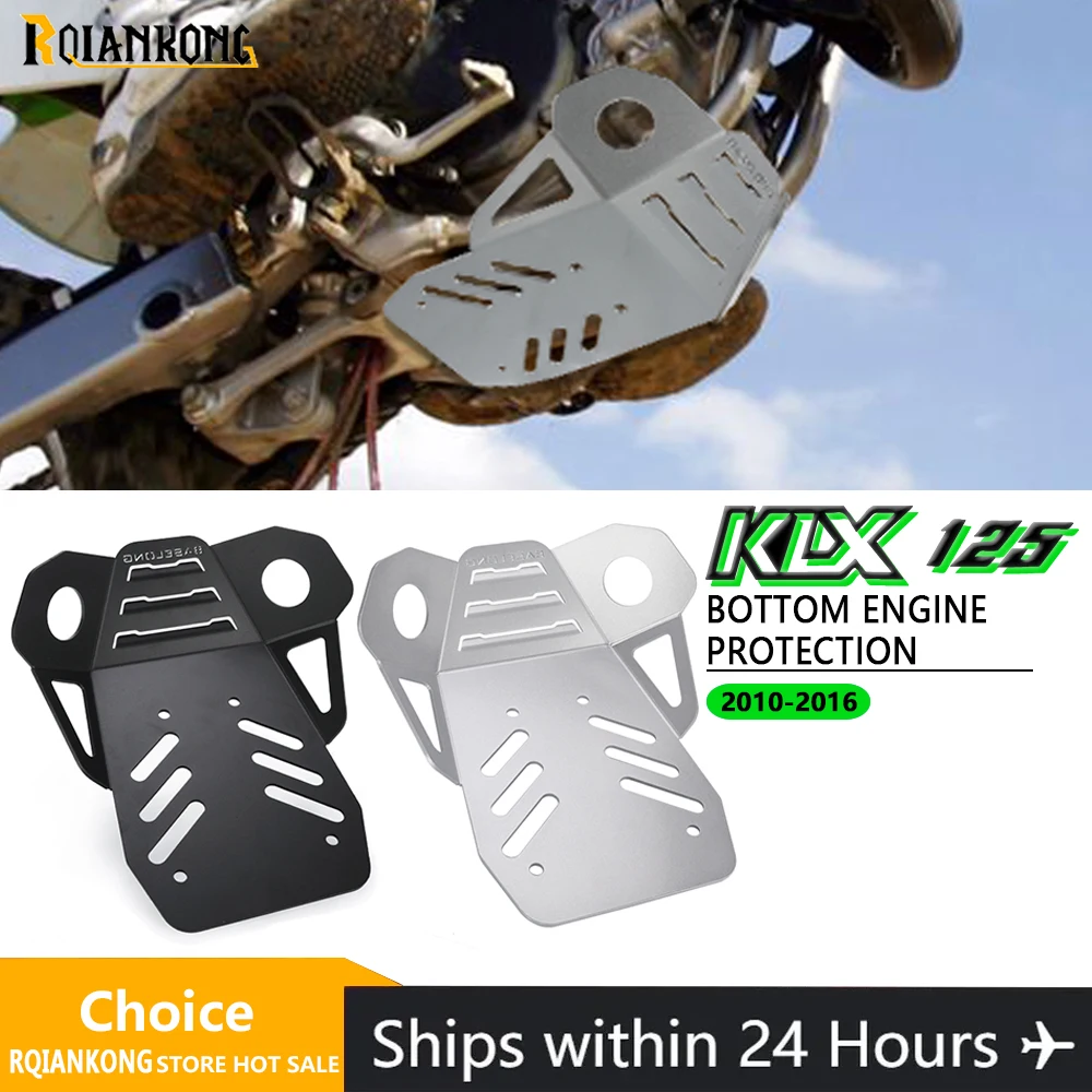 

For Kawasaki KLX125 KLX150BF KLX 125 150BF D-TRACKER 125 Motorcycle Accessories Skid Plate Splash Chassis Guard Protector