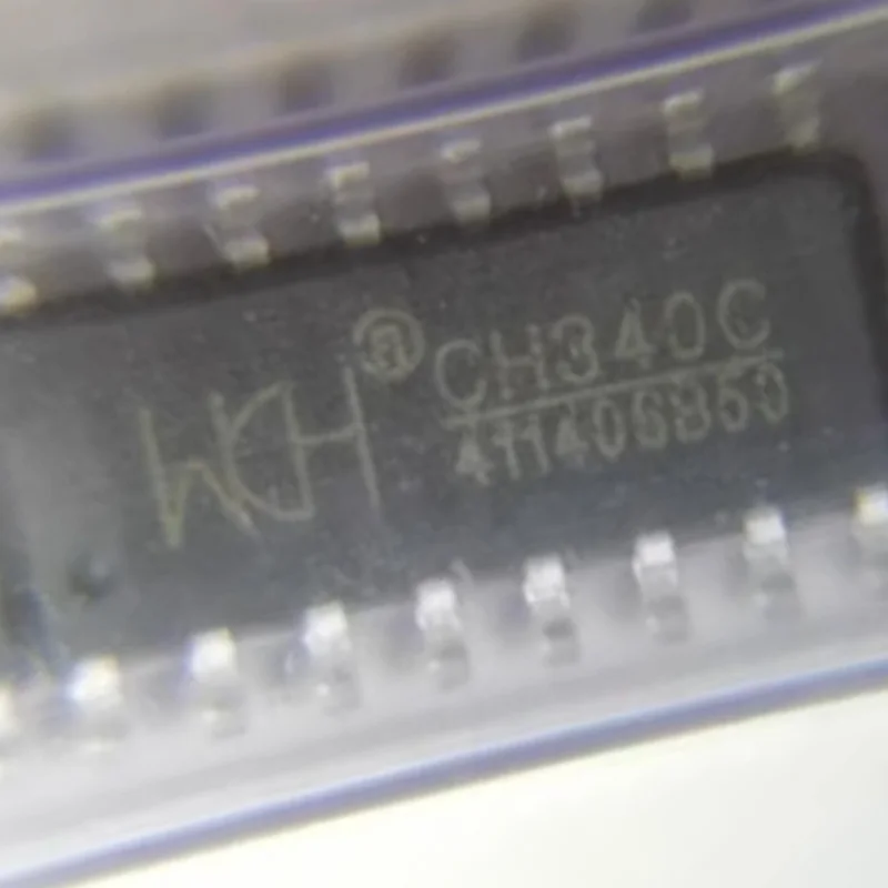 

10 Ch340C Original Genuine Patch Sop-16 USB to Serial Port Ic Chip Built-In Crystal Oscillator Chip