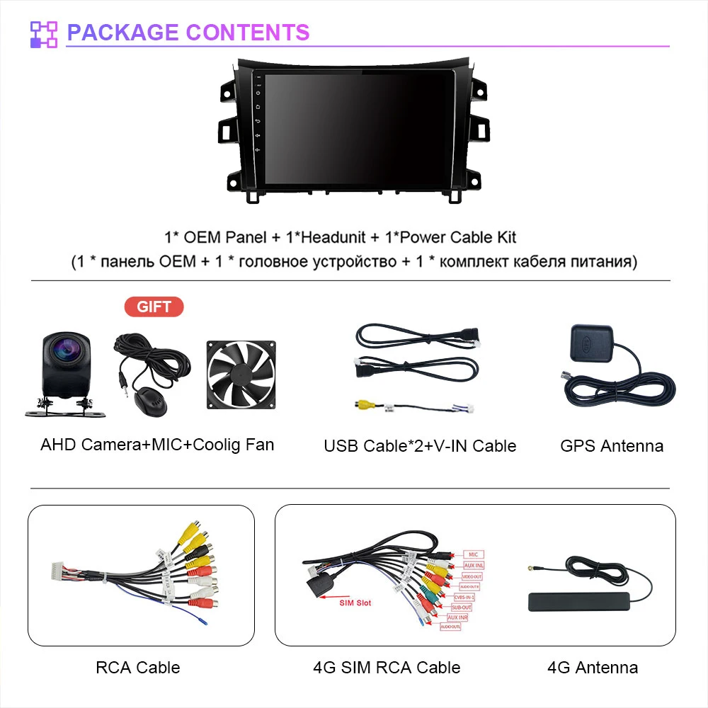 For Nissan NAVARA Frontier NP300 2015 - 2018 WIFI+4G Ships in 24 hours Carplay Auto Car Radio Multimedia Player GPS Android 16