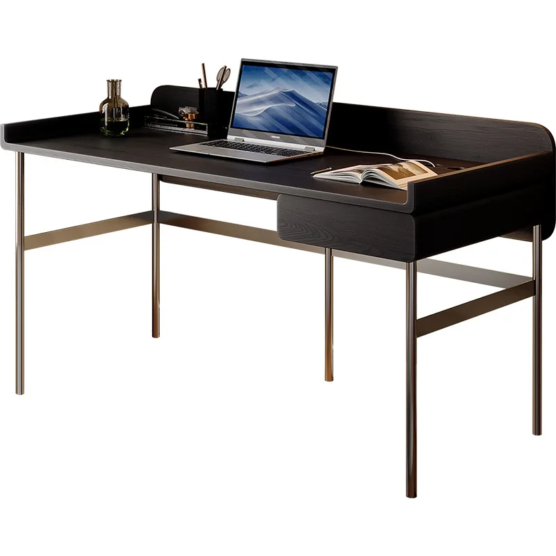 

New design minimalist modern solid wood desk bedroom writing desk adult computer table light luxury simple desk