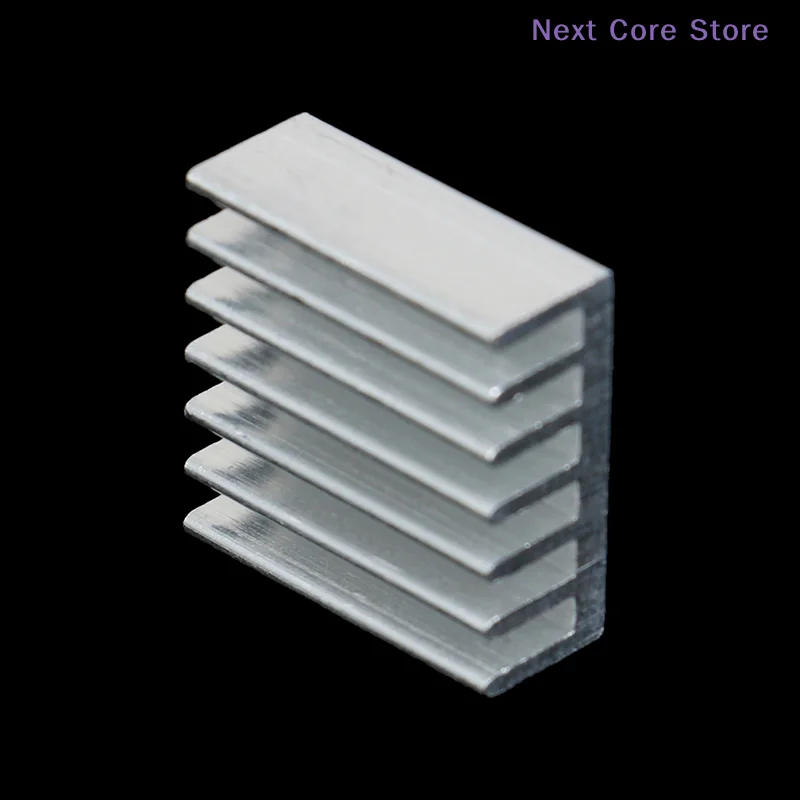 10Pcs 14*14*6mm Silver Aluminum Heatsink Electronic Chip Radiator Cooler